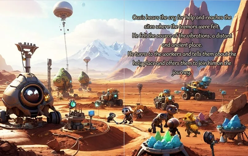 כפולת עמודים מתוך הספר ההרמוניות של סאנדוויספר